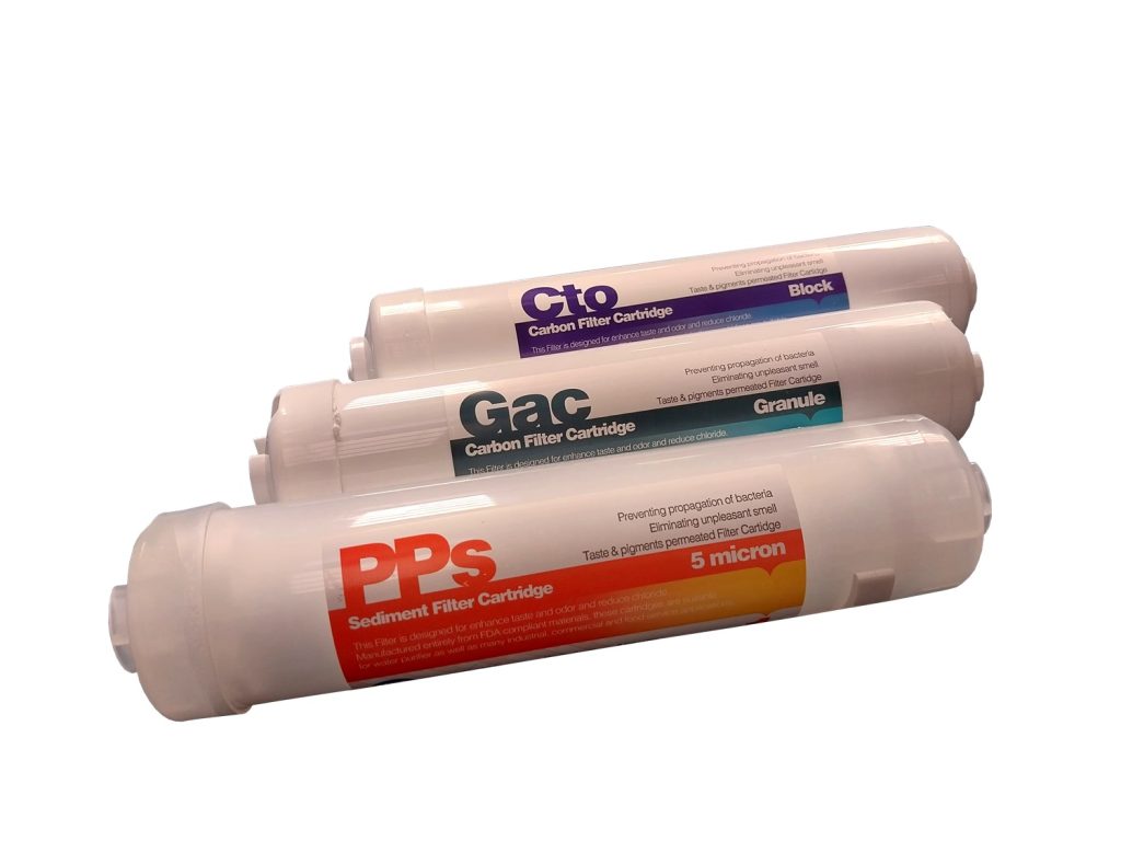 فیلترهای اینلاین PP, Gac, Cto آکوا ترک