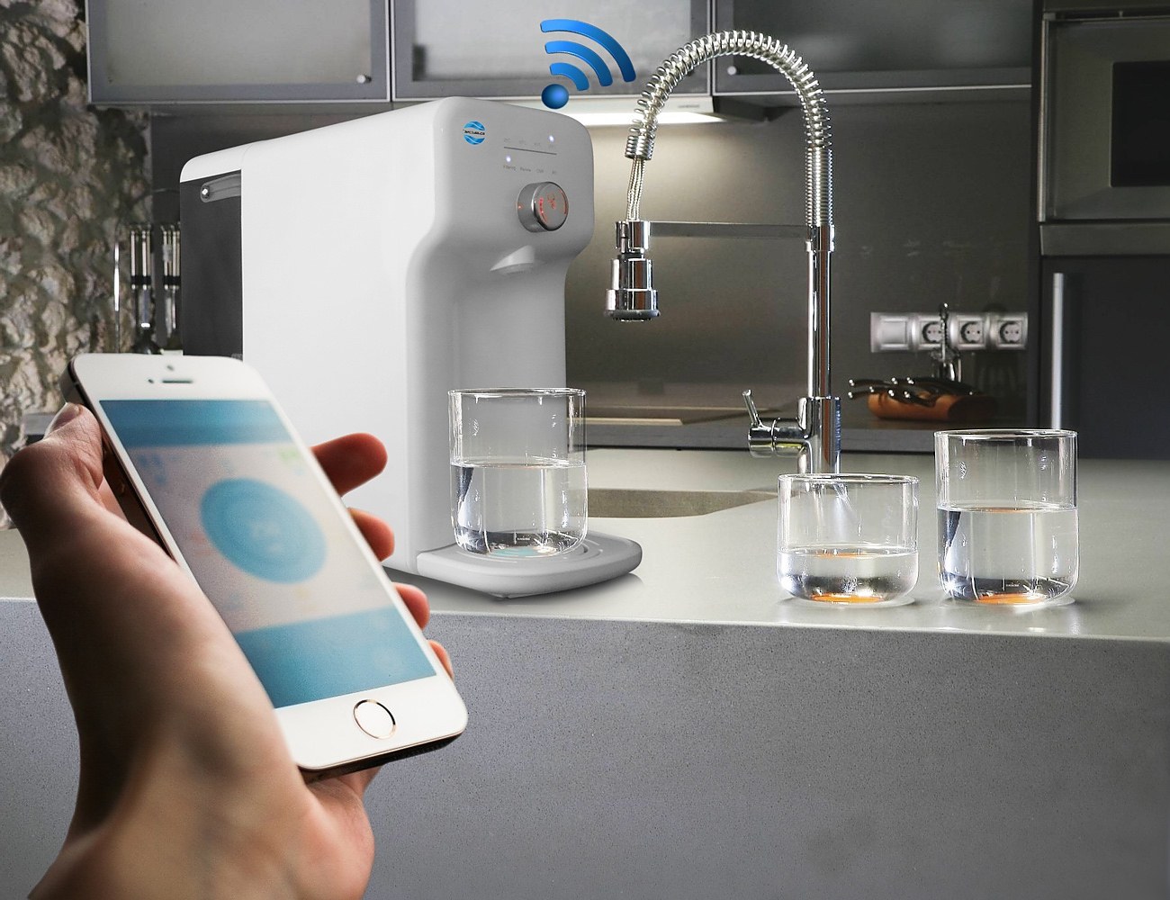 مانیتورینگ تصفیه آب خانگی